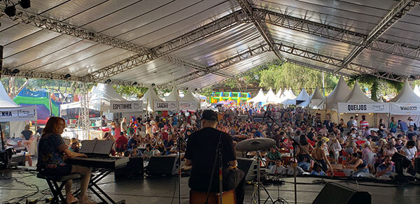 Festival de Verão de Indaiatuba acontece no Parque Ecológico, no trecho da concha acústica (Foto: Arquivo/Patrícia Lisboa/Dropes)