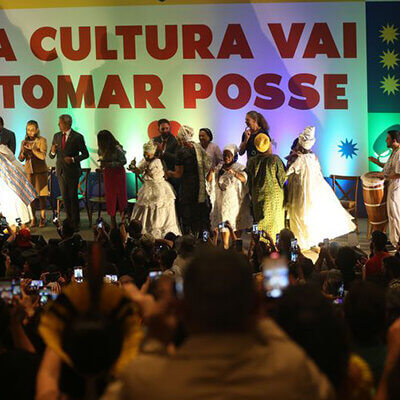 Cerimônia de posse da ministra da Cultura, Margareth Menezes (Foto: Valter Campanato/Agência Brasil)