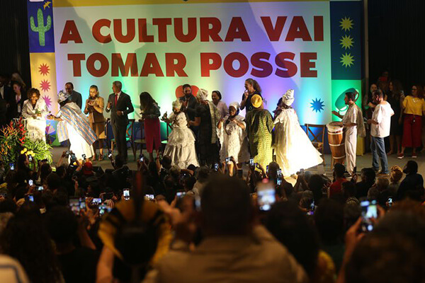 Cerimônia de posse da ministra da Cultura, Margareth Menezes (Foto: Valter Campanato/Agência Brasil)