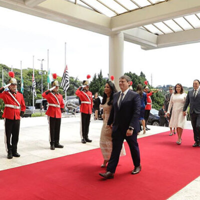 Transmissão de cargo no Palácio dos Bandeirantes (Foto: Governo do Estado de São Paulo)