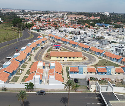 A Vila dos Idosos é composta por 40 casas, no Jardim Bréscia (Foto: Eliandro Figueira/RIC/PMI)