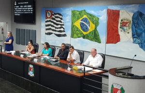 Primeira sessão ordinária de 2023 da Câmara de Vereadores de Indaiatuba (Foto: Patrícia Lisboa/Dropes)