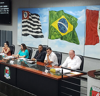 Primeira sessão ordinária de 2023 da Câmara de Vereadores de Indaiatuba (Foto: Patrícia Lisboa/Dropes)
