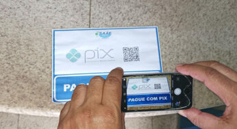 Saae implanta sistema PIX para pagamento de contas de água e esgoto