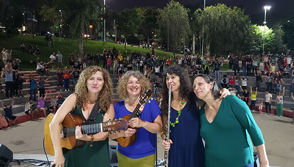 Grupo Choronas, em Indaiatuba, neste domingo (Foto: Patrícia Lisboa/Dropes)