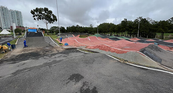 Mudanças foram readequações para receber a Copa Latinoamericana de BMX, nos dias 29 e 30 de abril (Foto: Eliandro Figueira/RIC/PMI)