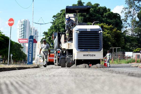 Detran SP faz recapeamento de três avenidas de Indaiatuba (Foto: Eliandro Figueira/RIC/PMI)