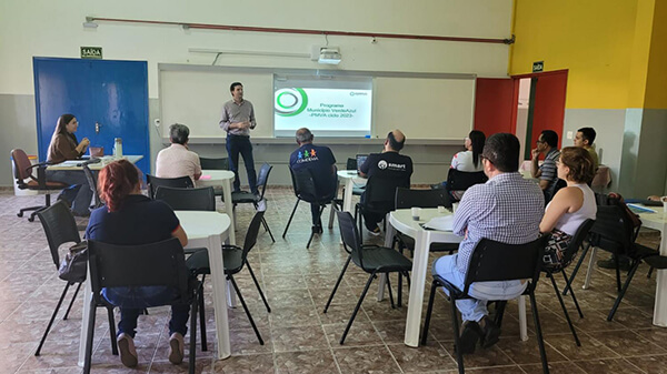 Interlocutores do Programa reunidos no Bosque do Saber para discutir novidades no formato da certificação (Foto: Sirlene Virgílio Bueno/RIC/PMI)