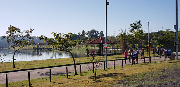 Parque do Mirim é uma das opções de lazer em Indaiatuba (Foto: Patrícia Lisboa/Dropes)