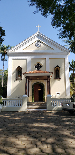 Igreja Nossa Senhora de Lourdes, em Helvetia (Foto: Patrícia Lisboa/Dropes)