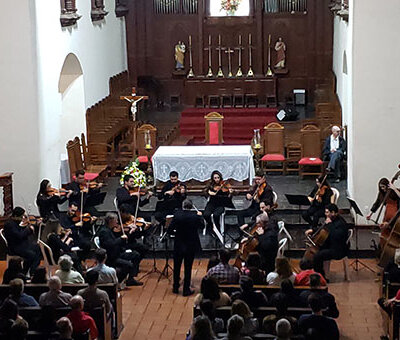 Igreja Candelária foi palco de concerto da Sinfônica de Indaiatuba em 2023 (Foto: Patrícia Lisboa/Dropes)