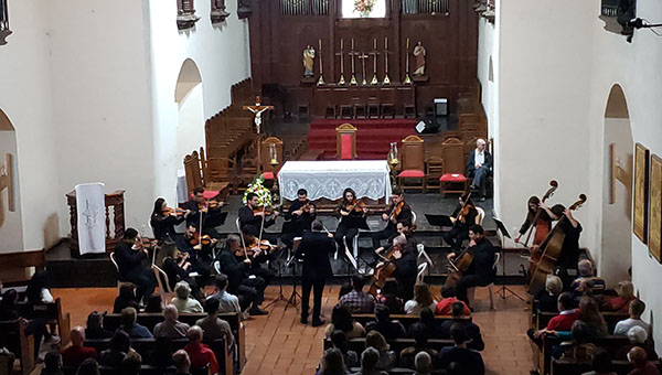 Igreja Candelária foi palco de concerto da Sinfônica de Indaiatuba em 2023 (Foto: Patrícia Lisboa/Dropes)