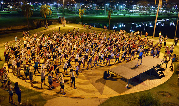 Secretaria de Esportes retoma o projeto Ginástica no Parque (Foto: Divulgação/PMI)