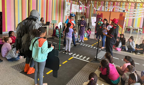 Projeto “Trânsito do Bem e o Apito Mágico" chega a escolas de Indaiatuba (Foto: Ewerton Silvino)