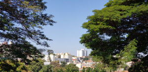 A manhã desta sexta-feira é de céu claro, em Indaiatuba (Foto: Patrícia Lisboa/Dropes)