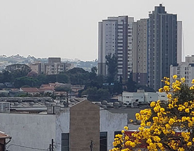 Ocorre aumento da nebulosidade, nesta sexta, em Indaiatuba (Foto: Patrícia Lisboa/Dropes)