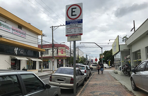 A Zona Azul funcionou até ontem (Foto: Arquivo/Dropes)