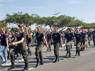 O Desfile de Sete de Setembro será na marginal esquerda do Parque Ecológico (Foto: Arquivo/Patrícia Lisboa/Dropes)