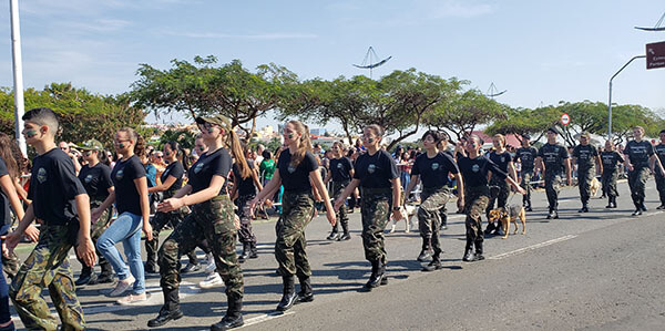 O Desfile de Sete de Setembro será na marginal esquerda do Parque Ecológico (Foto: Arquivo/Patrícia Lisboa/Dropes)