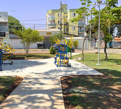 Praça Laércio Neumeister, na Avenida Conceição, vai ser revitalizada (Foto: Eliandro Figueira/RIC/PMI)