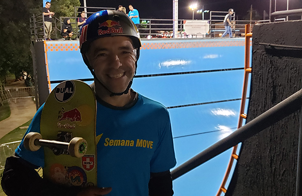 Sandro Dias, o Mineirinho, no Skate Park Indaiatuba (Foto: Patrícia Lisboa/Dropes)
