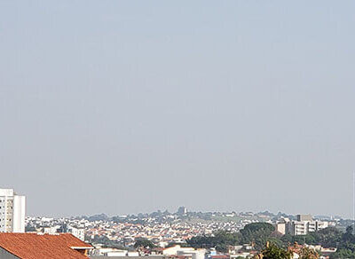 Ocorre aumento da nebulosidade, na manhã desta segunda, em Indaiatuba (Foto: Patrícia Lisboa/Dropes)