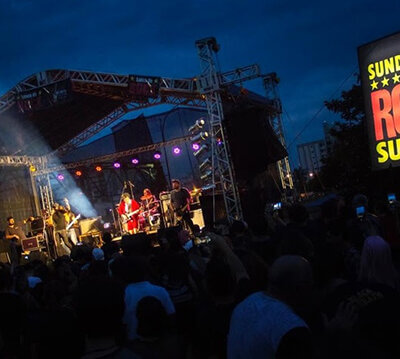 Festival Sunday Rock Sunday acontece na Estação Cultura, em Campinas (Foto: Beto Fatobeni)