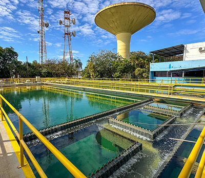 Saae investe em produtos e tecnologia para melhoria no tratamento da água (Foto: Thomaz Edson/DCS/Saae)