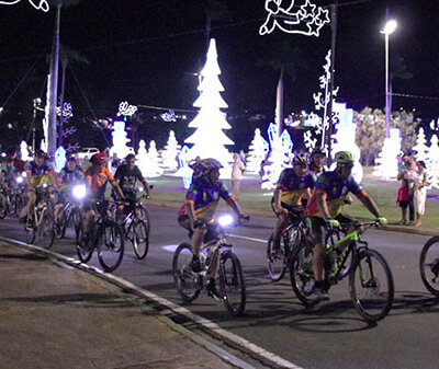 O primeiro Pedal de Natal aconteceu no ano passado (Foto: Divulgação/PMI)