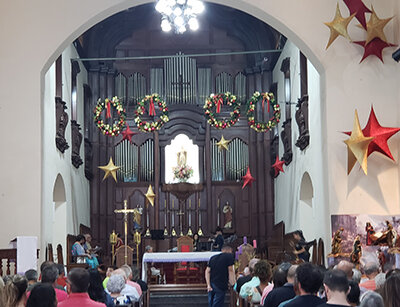 Igreja Matriz Nossa Senhora da Candelária realizará duas missas de Natal (Foto: Patrícia Lisboa/Dropes)