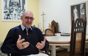 Padre Paulo Crozera, paróco da Paróquia Nossa Senhora da Candelária de Indaiatuba (Foto: Patrícia Lisboa/Dropes)