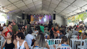 O Festival de Verão acontece no Parque Ecológico, perto da concha acústica, com entrada gratuita (Foto: Patrícia Lisboa/Dropes)