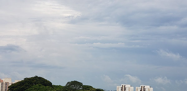 Ocorre muita nebulosidade, em Indaiatuba, na manhã desta sexta e há previsão de chuva à tarde (Foto: Patrícia Lisboa/Dropes)