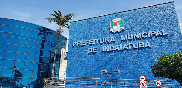 Fachada da Prefeitura de Indaiatuba (Foto: Patrícia Lisboa/Dropes)