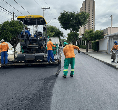 Trabalho de recapeamento de ruas de Indaiatuba é retomado em 2024 (Foto: Eliandro Figueira/PMI)