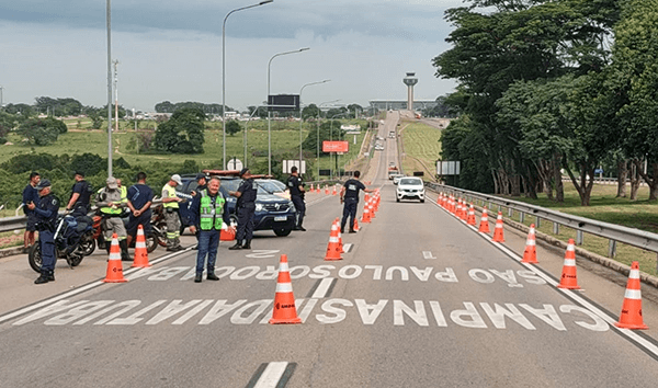 "Operação Viagem Segura" resulta em 16 autuações no Aeroporto de Viracopos (Foto: Divulgação/Emdec)