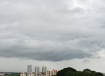 Ocorre muita nebulosidade, em Indaiatuba, na manhã desta sexta (Foto: Patrícia Lisboa/Dropes)