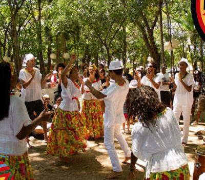 Grupo Jongo Filhos da Semente realizam o evento cultural (Foto: Arquivo/Patrícia Lisboa/Dropes)