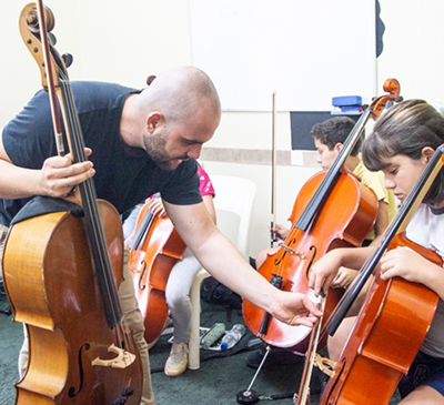 O Guri é um programa de educação musical do governo estadual (Foto: Robs Borges)