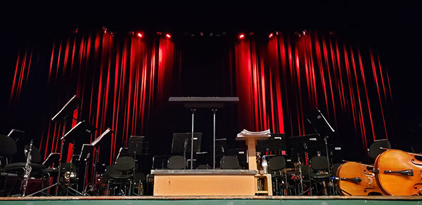 Orquestra Rock realiza ensaio na Sala Acrísio de Camargo, no Ciaei (Foto: Patrícia Lisboa/Dropes)