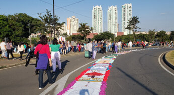 Tradicionais tapetes da Solenidade de Corpus Christi serão confeccionados no Parque Ecológico dia 30 de maio