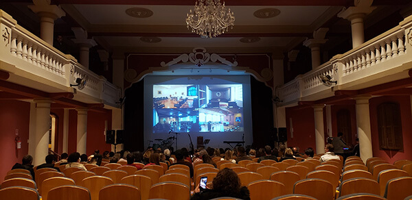 Teatro Antônio Vieira, no Mosteiro de Itaici, é um dos locais do evento (Foto: Patrícia Lisboa/Dropes)