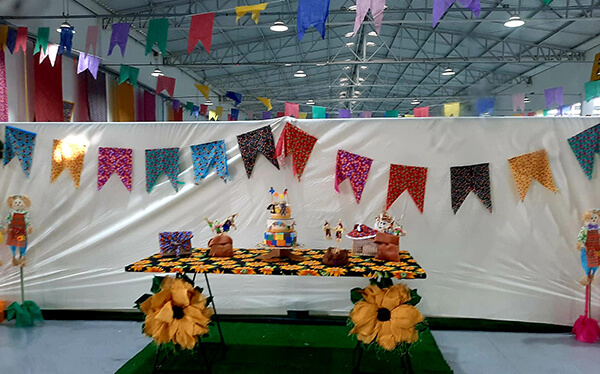 Festa Junina dos Vicentinos acontece no Espaço Viber dia 22 de junho (Foto: Divulgação)