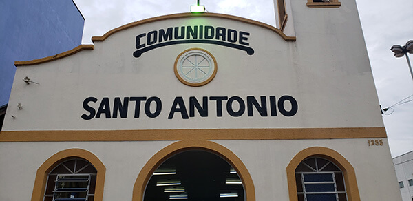 Fachada da Igreja Santo Antônio antes da reforma (Foto: Patrícia Lisboa/Dropes)

