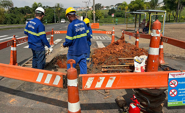 Comgás realiza obras em bairros de Indaiatuba (Foto: Arquivo/Eliandro Figueira/PMI)