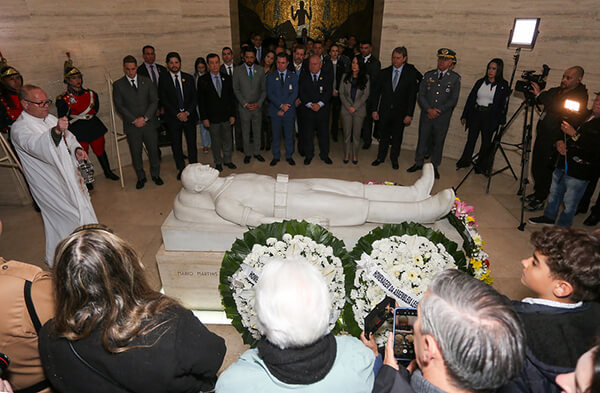 Mausoléu é o local de sepultamento de mais de 700 combatentes paulistas mortos na Revolução de 1932 (Foto: Marcelo S. Camargo/Governo do Estado de SP)
