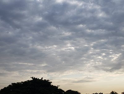 Ocorre muita nebulosidade na manhã desta segunda-feira, em Indaiatuba (Foto: Patrícia Lisboa/Dropes)