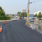 Rua Yoriko Gonçalves recebe recapeamento em um trecho de 850 metros lineares (Foto: Divulgação/PMI)