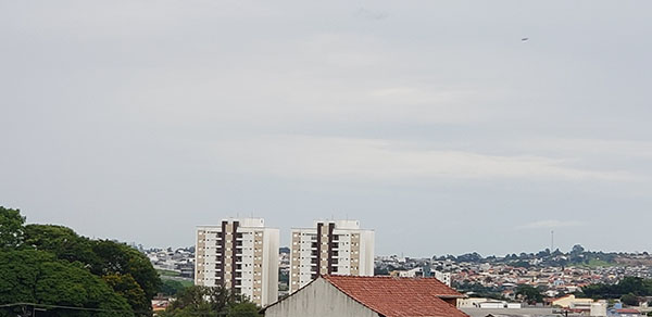 A manhã desta sexta-feira é de céu encoberto em Indaiatuba (Foto: Patrícia Lisboa/Dropes)