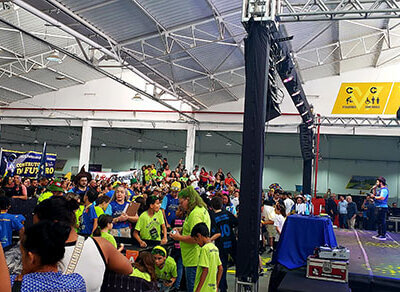 2º Torneio de Robótica tem participação de alunos de 28 escolas municipais de Indaiatuba (Foto: Patrícia Lisboa/Dropes)